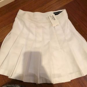 American apparel white tennis skirt